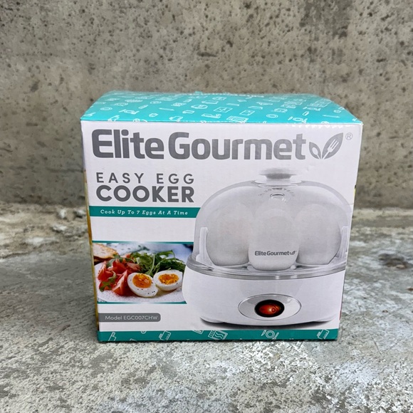 Elite Collection Other - Elite Gourmet Electric Egg Cooker Easy Peel 7 Egg Rapid Cooker